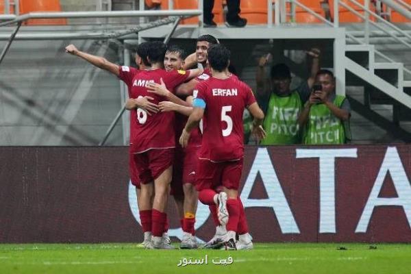 پیروزی تیم فوتبال ایران برابر کالدونیا در نیمه اول