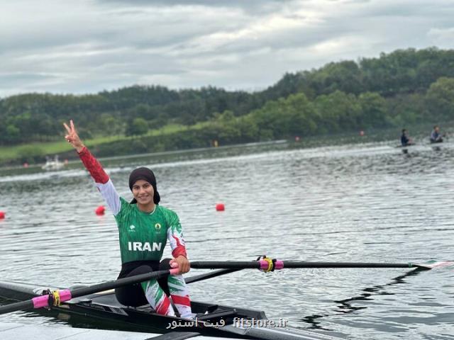 فاطمه مجلل نخستین سهمیه قایقرانی ایران در المپیک را بدست آورد