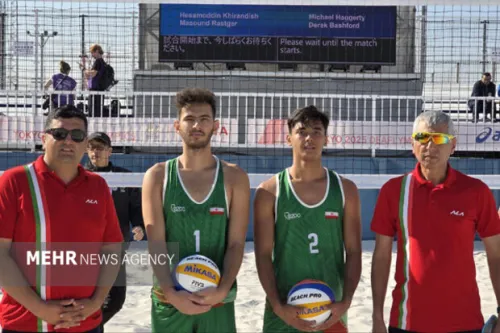 صعود تیم ملی الف والیبال ساحلی به جمع 8 تیم برتر با غلبه بر آمریکا