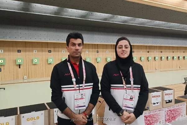 تیم میکس تپانچه ۱۰ متر ایران صاحب نشان برنز شد
