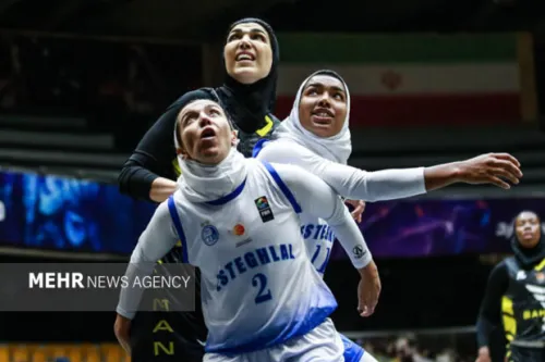گروه بهمن - استقلال جدال دیدنی زنان در لیگ برتر بسکتبال