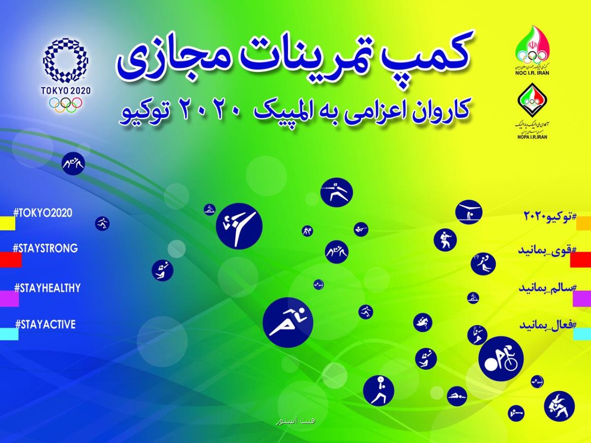 راه اندازی كمپ تمرینات مجازی كاوران اعزامی به المپیك توكیو